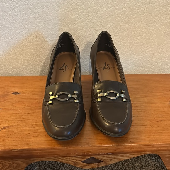 Women’s Life Stride Brown Heeled Loafers - Size 8.5 - Picture 3 of 7